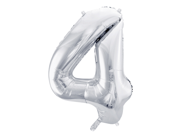 Folienzahl 4 silber 34 in / 86cm unbefüllt