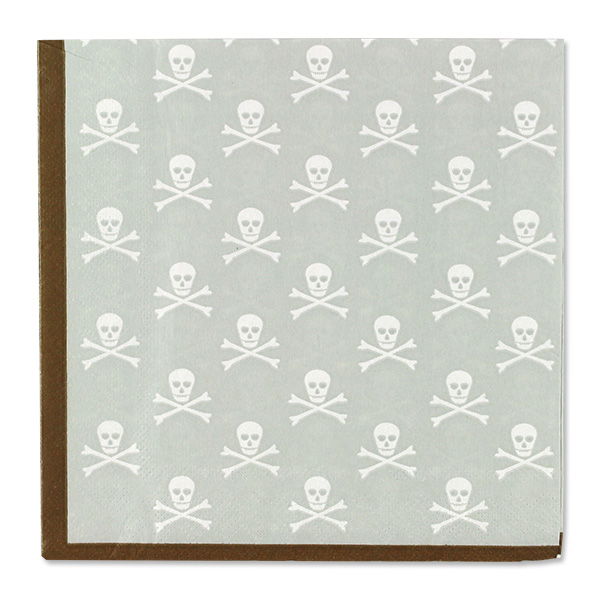 Servietten Pirat/Totenkopf
