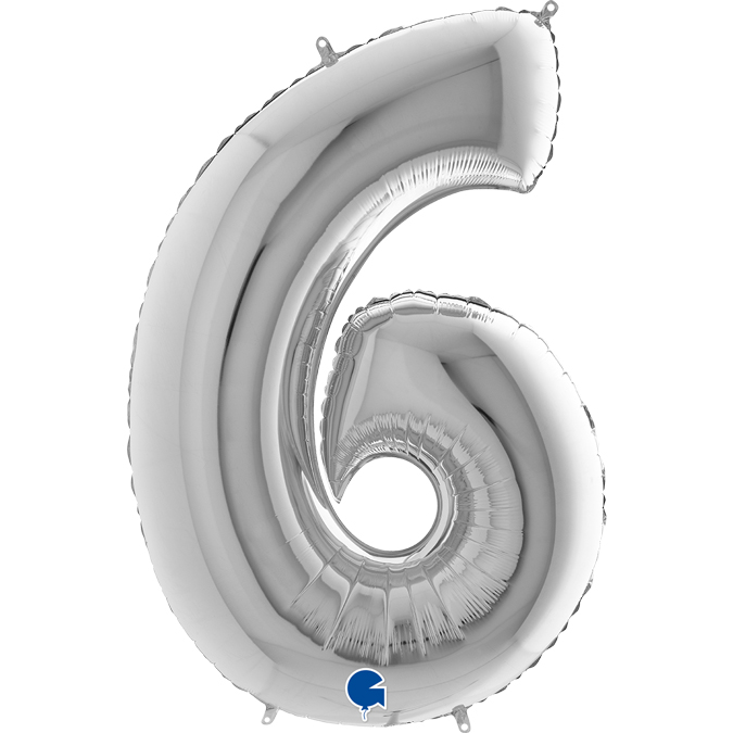 Folienzahl 6 silber 26 in GO mit Helium und Gewicht