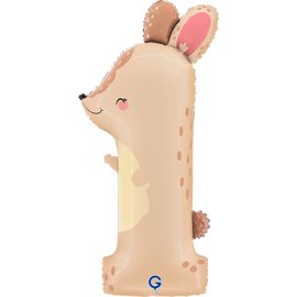 Tierzahl 1 Bunny 38 in / 97cm unbefüllt